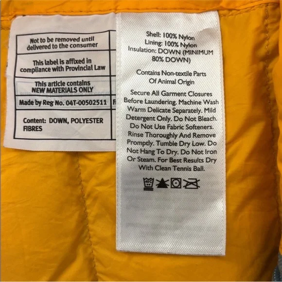 Eddie Bauer EB650 Down Blue Puffer Vest Size XL‎ Gorpcore Zip Up Pockets - Picture 6 of 7